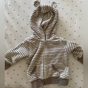 Carter’s Striped Baby Zip-up Hoodie Size 9m